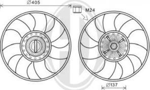 Diederichs DCL1303 - Ventola, Raffreddamento motore autozon.pro