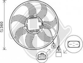 Diederichs DCL1230 - Ventola, Raffreddamento motore autozon.pro