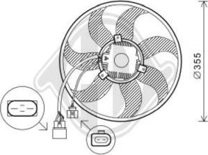 Diederichs DCL1238 - Ventola, Raffreddamento motore autozon.pro