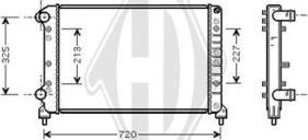 Diederichs DCM1964 - Radiatore, Raffreddamento motore autozon.pro