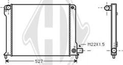 Diederichs DCM1914 - Radiatore, Raffreddamento motore autozon.pro