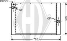 Diederichs DCM1592 - Radiatore, Raffreddamento motore autozon.pro