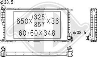 Diederichs DCM1556 - Radiatore, Raffreddamento motore autozon.pro