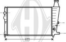 Diederichs DCM1648 - Radiatore, Raffreddamento motore autozon.pro