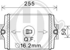 Diederichs DCM1601 - Radiatore, Raffreddamento motore autozon.pro