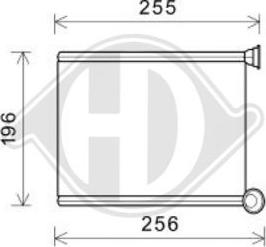 Diederichs DCM1060 - Scambiatore calore, Riscaldamento abitacolo autozon.pro