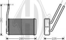 Diederichs DCM1015 - Scambiatore calore, Riscaldamento abitacolo autozon.pro