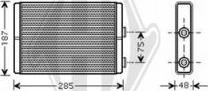 Diederichs DCM1085 - Scambiatore calore, Riscaldamento abitacolo autozon.pro