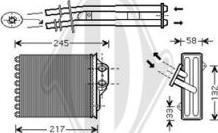Diederichs DCM1086 - Scambiatore calore, Riscaldamento abitacolo autozon.pro