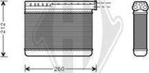 Diederichs DCM1030 - Scambiatore calore, Riscaldamento abitacolo autozon.pro