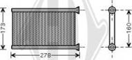 Diederichs DCM1038 - Scambiatore calore, Riscaldamento abitacolo autozon.pro