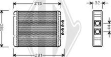 Diederichs DCM1021 - Scambiatore calore, Riscaldamento abitacolo autozon.pro