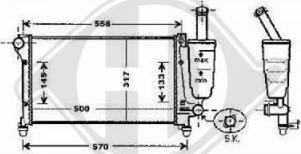 Diederichs DCM1197 - Scambiatore calore, Riscaldamento abitacolo autozon.pro