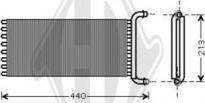 Diederichs DCM1144 - Scambiatore calore, Riscaldamento abitacolo autozon.pro