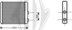 Diederichs DCM1165 - Scambiatore calore, Riscaldamento abitacolo autozon.pro