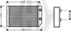 Diederichs DCM1166 - Scambiatore calore, Riscaldamento abitacolo autozon.pro