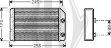 Diederichs DCM1167 - Scambiatore calore, Riscaldamento abitacolo autozon.pro