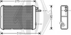 Diederichs DCM1118 - Scambiatore calore, Riscaldamento abitacolo autozon.pro