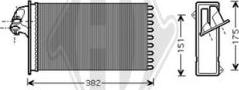 Diederichs DCM1139 - Scambiatore calore, Riscaldamento abitacolo autozon.pro
