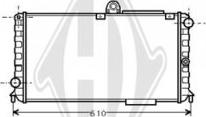 Diederichs DCM1335 - Radiatore, Raffreddamento motore autozon.pro
