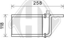 Diederichs DCM1330 - Scambiatore calore, Riscaldamento abitacolo autozon.pro