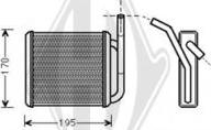 Diederichs DCM1293 - Scambiatore calore, Riscaldamento abitacolo autozon.pro