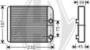 Diederichs DCM1263 - Scambiatore calore, Riscaldamento abitacolo autozon.pro