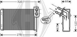Diederichs DCM1201 - Scambiatore calore, Riscaldamento abitacolo autozon.pro