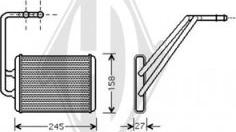 Diederichs DCM1287 - Scambiatore calore, Riscaldamento abitacolo autozon.pro