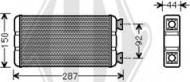 Diederichs DCM1221 - Scambiatore calore, Riscaldamento abitacolo autozon.pro