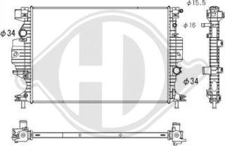 Diederichs DCM3943 - Radiatore, Raffreddamento motore autozon.pro