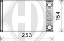 Diederichs DCM3915 - Scambiatore calore, Riscaldamento abitacolo autozon.pro