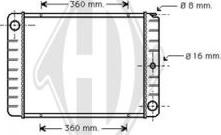 Diederichs DCM3492 - Radiatore, Raffreddamento motore autozon.pro