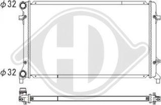 Diederichs DCM3457 - Radiatore, Raffreddamento motore autozon.pro