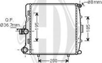 Diederichs DCM3557 - Radiatore, Raffreddamento motore autozon.pro