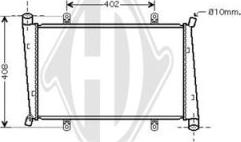Diederichs DCM3510 - Radiatore, Raffreddamento motore autozon.pro