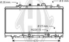 Diederichs DCM3537 - Radiatore, Raffreddamento motore autozon.pro