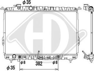 Diederichs DCM3672 - Radiatore, Raffreddamento motore autozon.pro