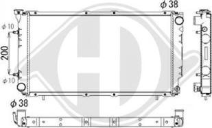 Diederichs DCM3022 - Radiatore, Raffreddamento motore autozon.pro