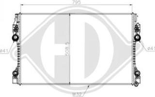 Diederichs DCM3853 - Radiatore, Raffreddamento motore autozon.pro