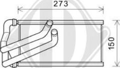 Diederichs DCM3883 - Scambiatore calore, Riscaldamento abitacolo autozon.pro