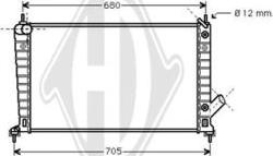 Diederichs DCM2991 - Radiatore, Raffreddamento motore autozon.pro