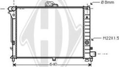 Diederichs DCM2976 - Radiatore, Raffreddamento motore autozon.pro