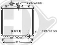 Diederichs DCM2155 - Radiatore, Raffreddamento motore autozon.pro