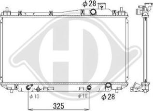 Diederichs DCM2160 - Radiatore, Raffreddamento motore autozon.pro