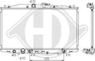 Diederichs DCM2177 - Radiatore, Raffreddamento motore autozon.pro