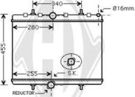 Diederichs DCM2816 - Radiatore, Raffreddamento motore autozon.pro