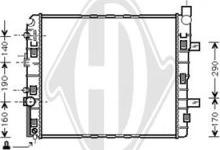 Diederichs DCM2398 - Radiatore, Raffreddamento motore autozon.pro