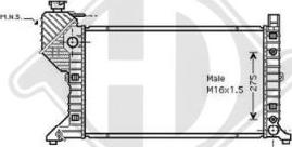 Diederichs DCM2359 - Radiatore, Raffreddamento motore autozon.pro