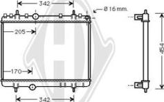 Diederichs DCM2793 - Radiatore, Raffreddamento motore autozon.pro